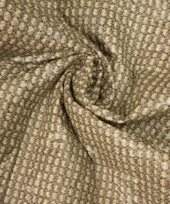 Steppstoff, fotorealistisch bedruckt, beige, lila