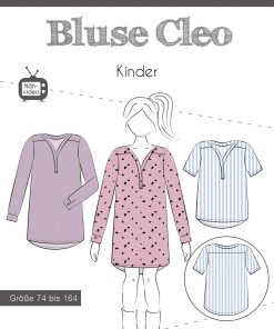Papierschnittmuster Fadenkäfer Bluse, Tunika Cleo Kinder