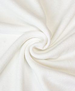 Plüschstoff, offwhite, uni
