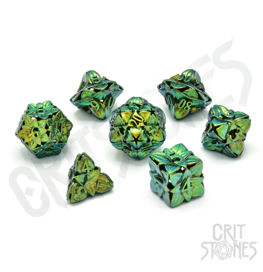 Feywild Charm Metal RPG Dice Set – Bild 2