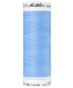 Seraflex 120 elastisches Nähgarn – Winter-Frost hellblau – 130m Amann Mettler 7840-0271