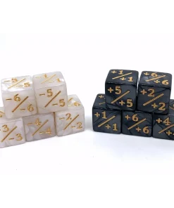 Würfelset Pearl – D6 Counter Dice